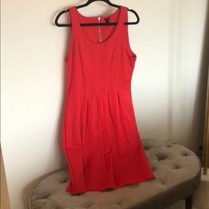 Red A-Line Dress